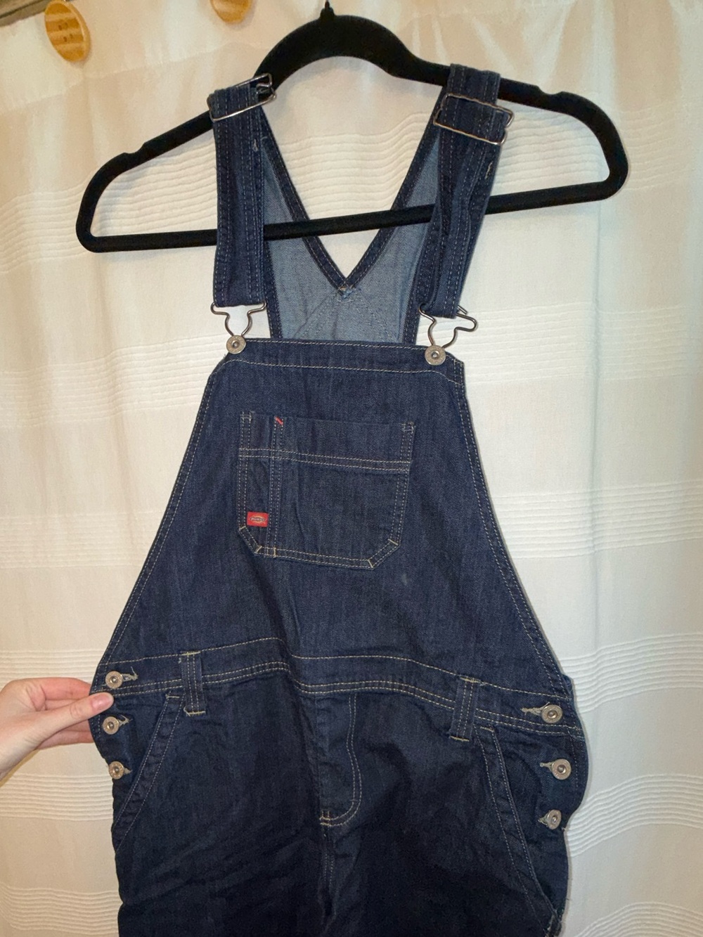 Dickies Women’s Size 2 Denim Overalls - Picture 3 of 11